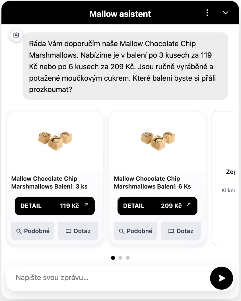 INFLO widget na e-shopu